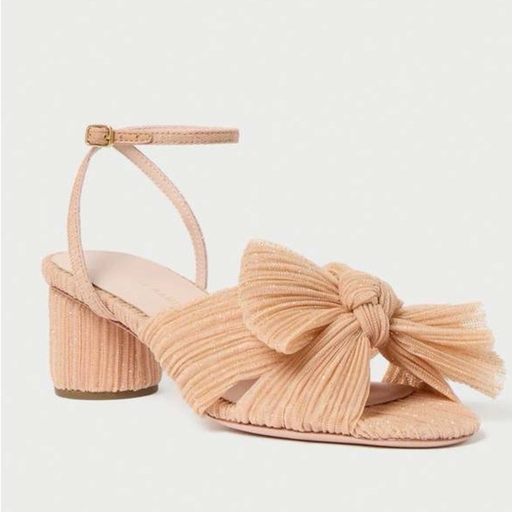 LOEFFLER RANDALL DAHLIA KNOT MULE - GLITTER BEAUTY